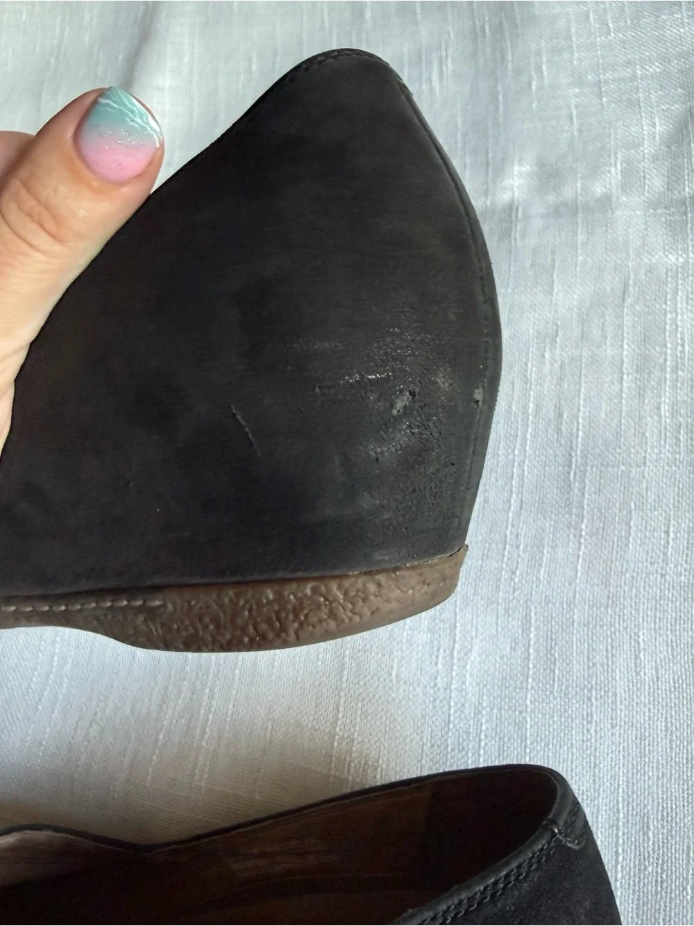 Dansko Liliana Black Concealed Wedge Heel Loafer Women's Size 38 US 7.5 Leather